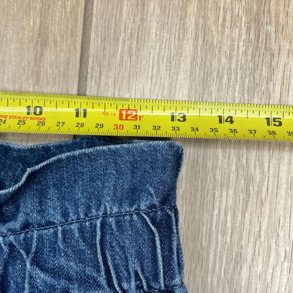 Levi's High Loose Taper Jeans Women's 27 Paperbag High Rise 100% Cotton Blue